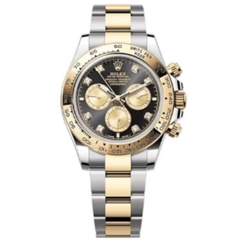 rolex cosmograph daytona black and gold|rolex daytona gold diamond price.